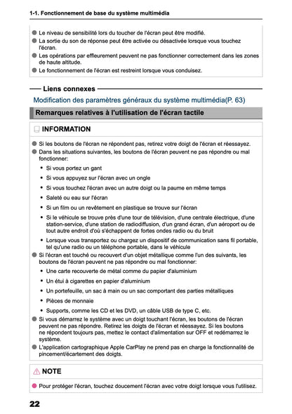 2025 Toyota Corolla Cross Hybrid Manuel de Navigation | Français