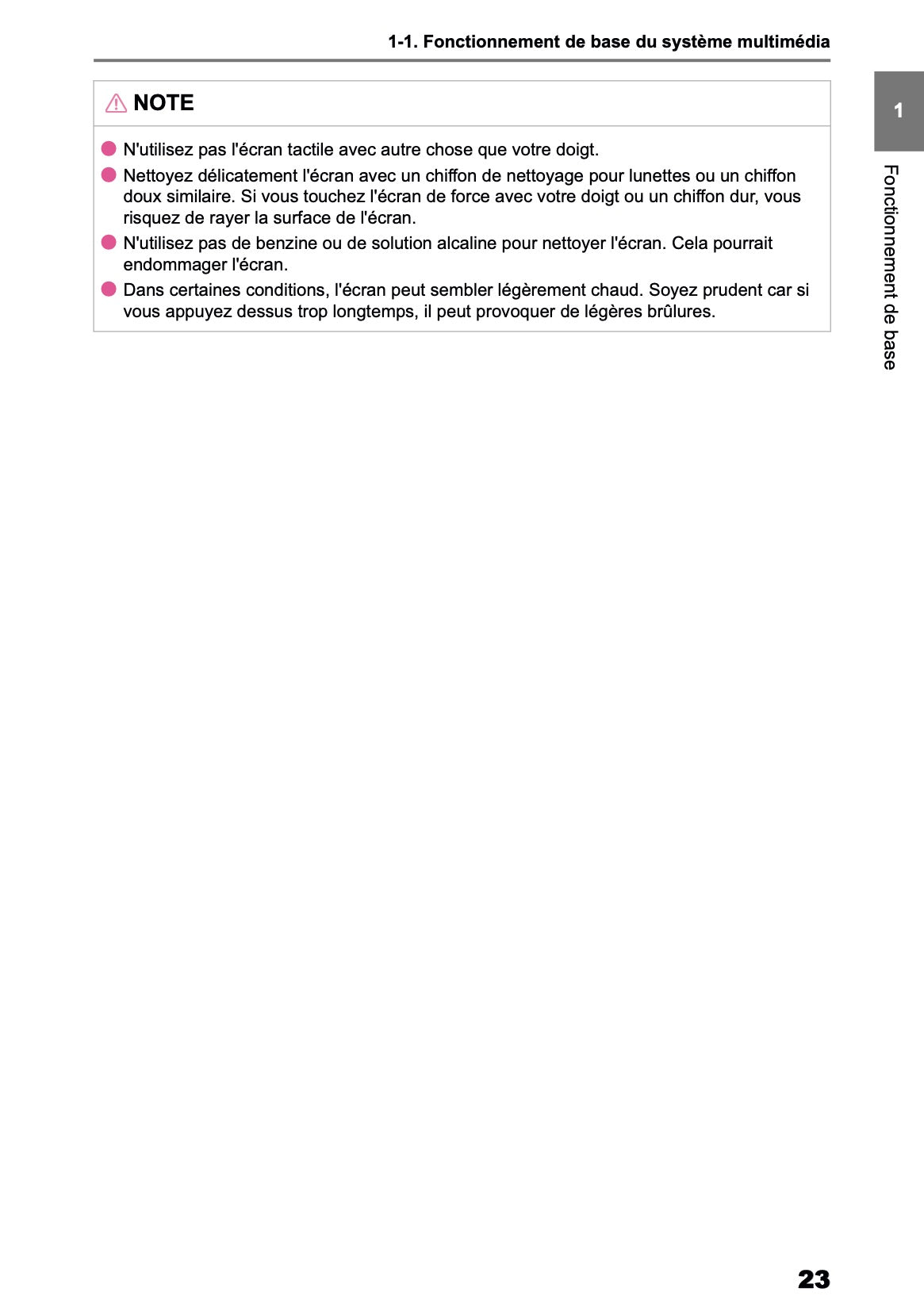 2025 Toyota Corolla Cross Hybrid Manuel de Navigation | Français