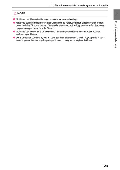 2025 Toyota Corolla Cross Hybrid Manuel de Navigation | Français