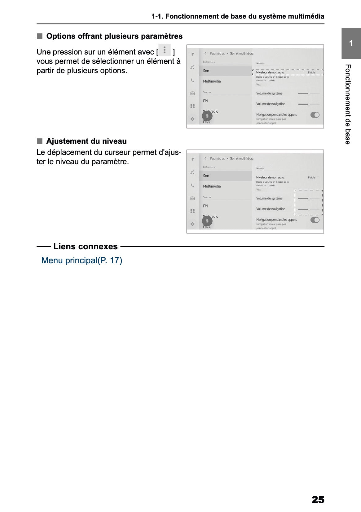 2025 Toyota Corolla Cross Hybrid Manuel de Navigation | Français
