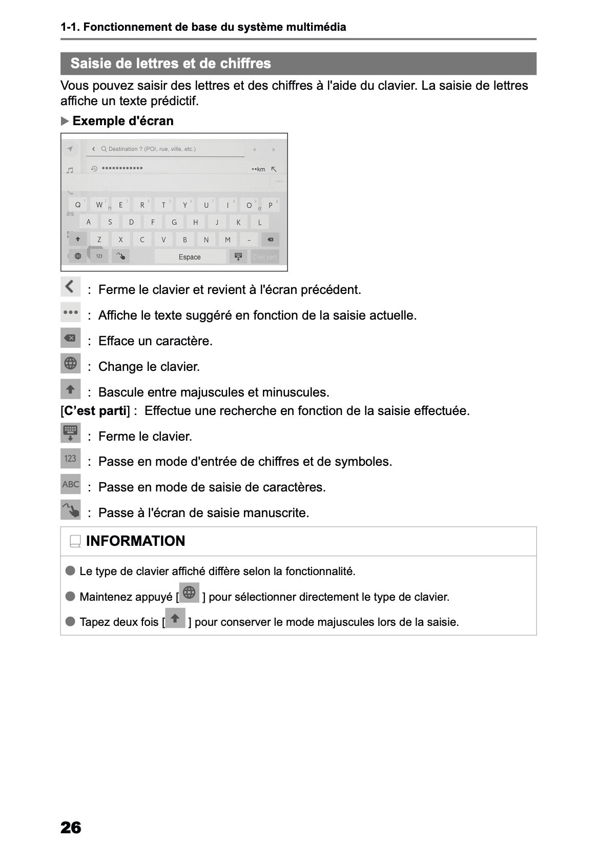 2025 Toyota Corolla Cross Hybrid Manuel de Navigation | Français