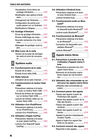 2025 Toyota Corolla Cross Hybrid Manuel de Navigation | Français