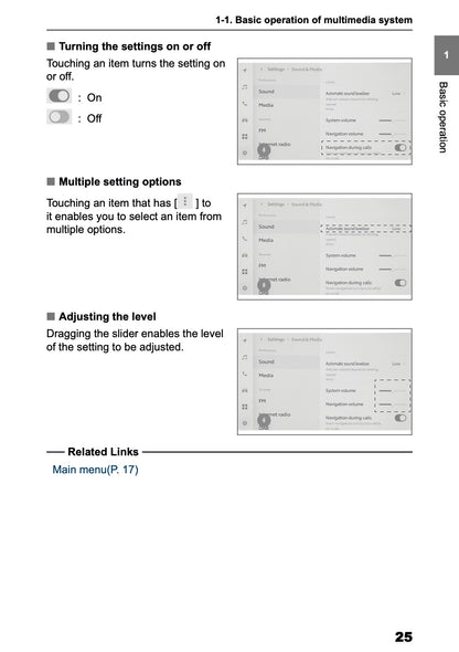 2025 Toyota Corolla Cross Hybrid Navigation Manual | English