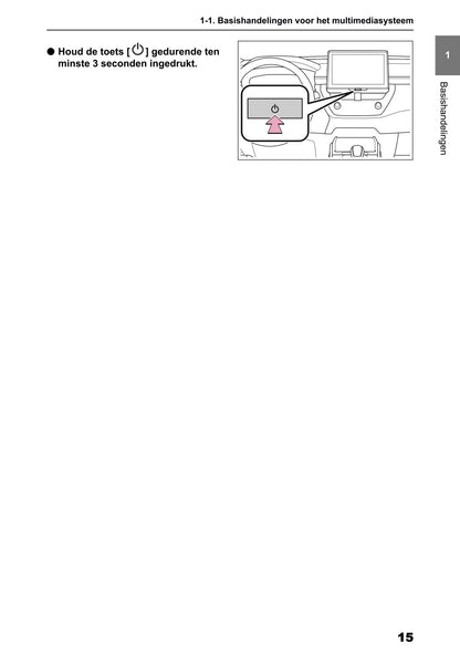 2025 Toyota Corolla Cross Hybrid Navigatie Handleiding | Nederlands