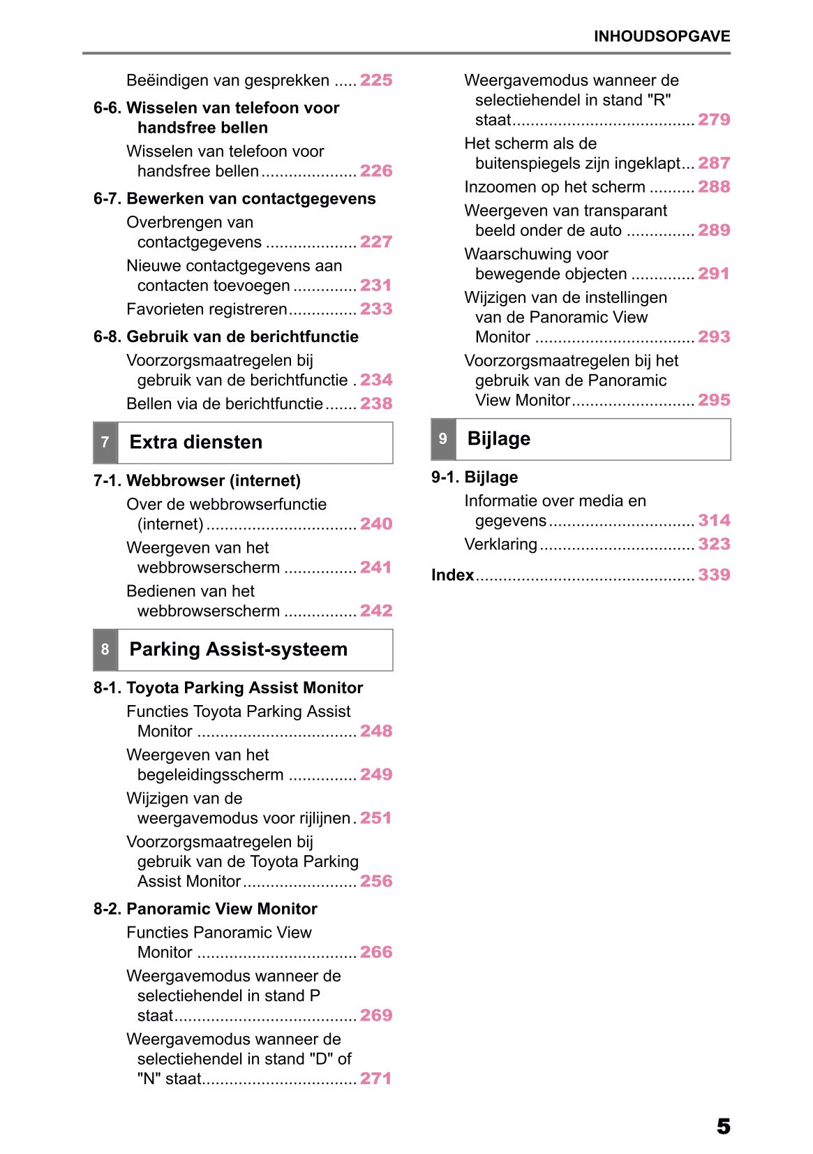 2025 Toyota Corolla Cross Hybrid Navigatie Handleiding | Nederlands