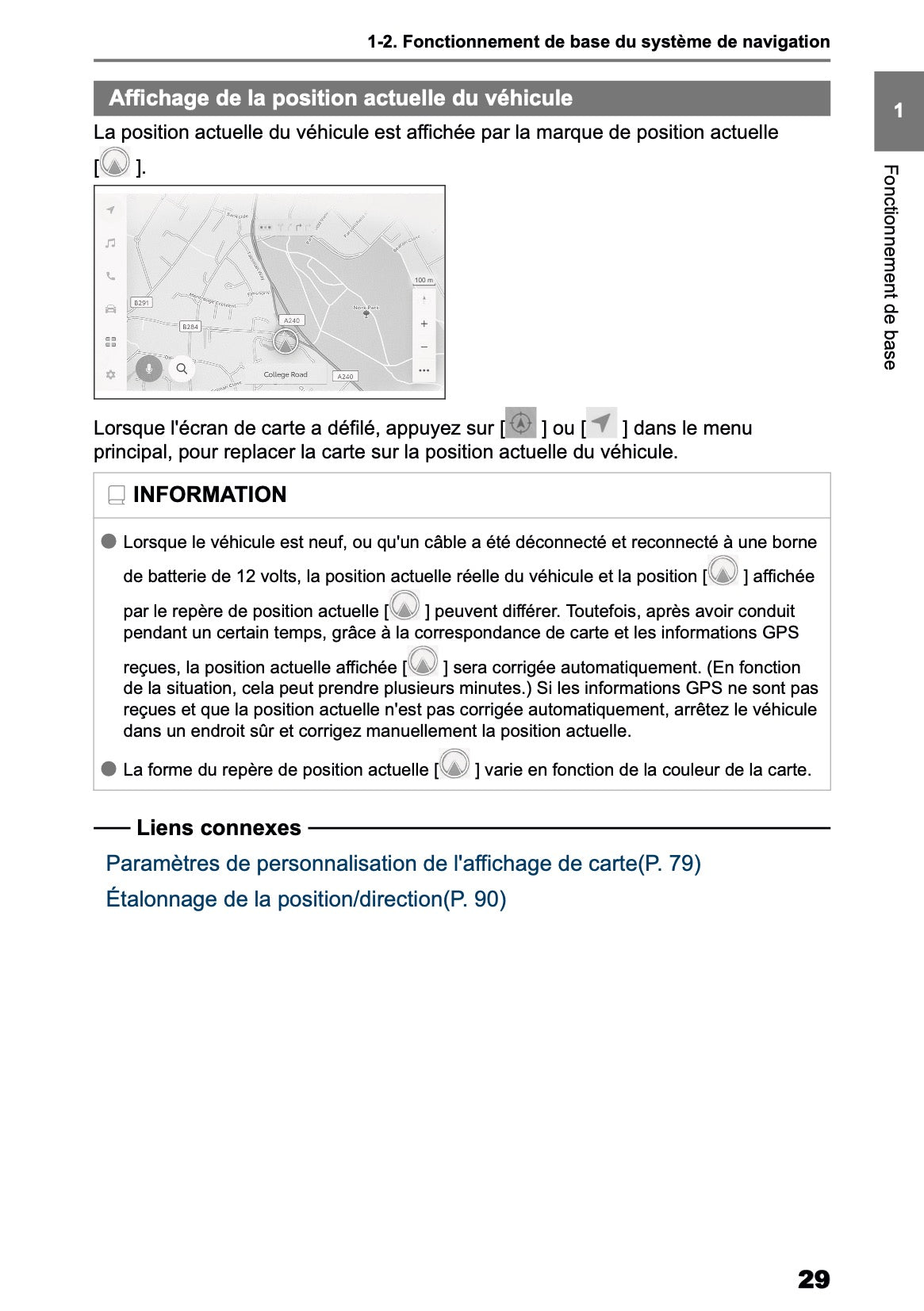 2026 Toyota Corolla Hybrid Hatchback/Touring Sports Navigation Manual | French