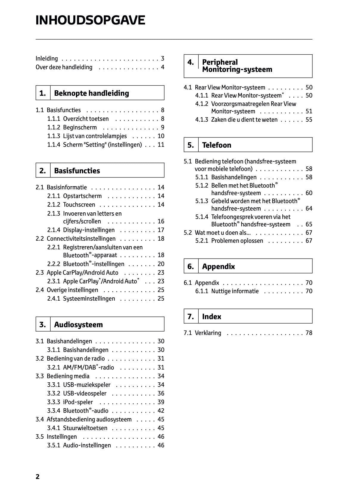 2023-2024 Toyota RAV4/RAV4 Hybrid Multi Media Handleiding | Nederlands
