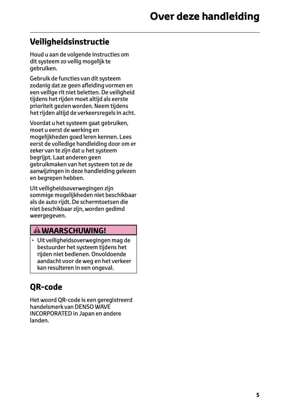 2023-2024 Toyota RAV4/RAV4 Hybrid Multi Media Handleiding | Nederlands