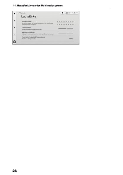 2026 Toyota RAV4 Navigation Manual | German