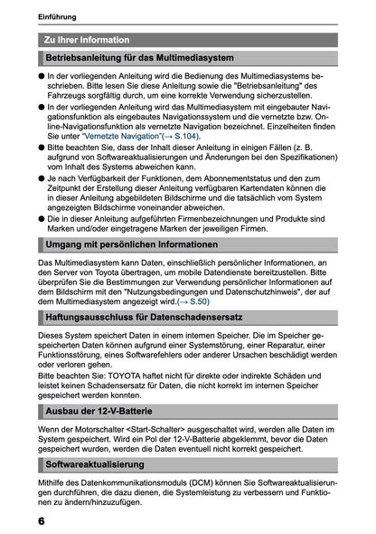 2026 Toyota RAV4 Navigation Manual | German