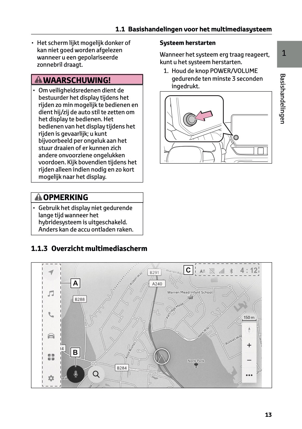 2024-2025 Toyota RAV4 Plug-in-Hybrid Navigatie Handleiding | Nederlands