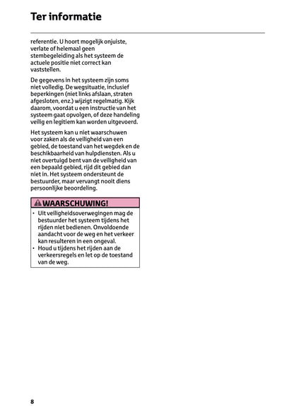 2024-2025 Toyota RAV4 Plug-in-Hybrid Navigatie Handleiding | Nederlands