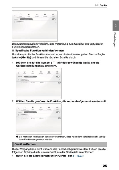 2025 Toyota Yaris Cross Hybrid Multimedia Manual | German