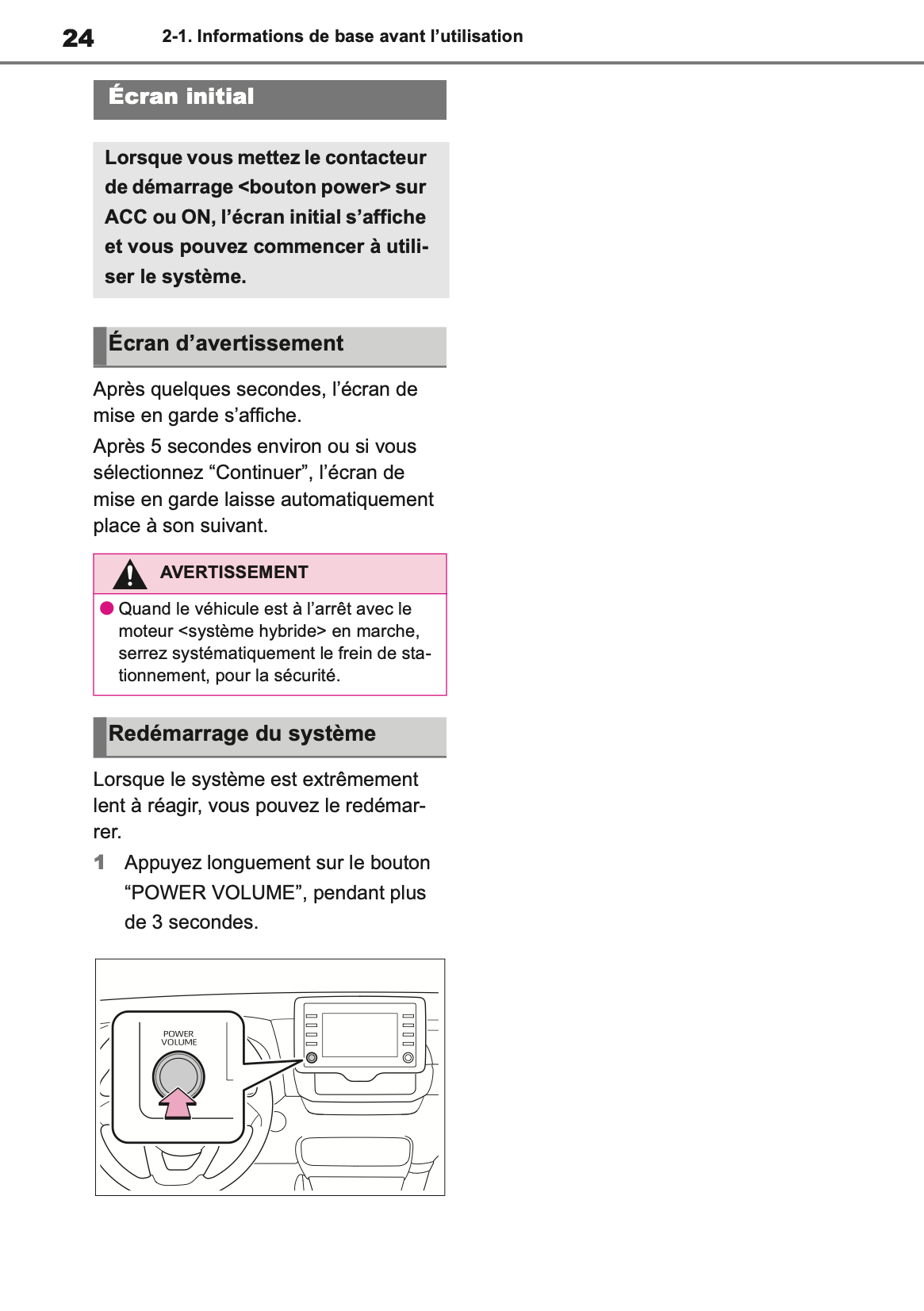 2023 Toyota Yaris Hybrid Infotainment Manual | French