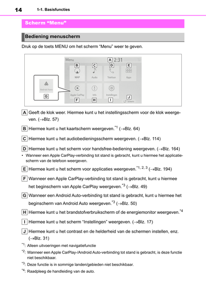 2022-2023 Toyota Yaris Hybrid Infotainment Manual | Dutch