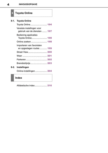 2021 Toyota Yaris Navigatie Handleiding | Nederlands