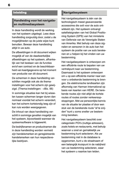 2021 Toyota Yaris Navigatie Handleiding | Nederlands