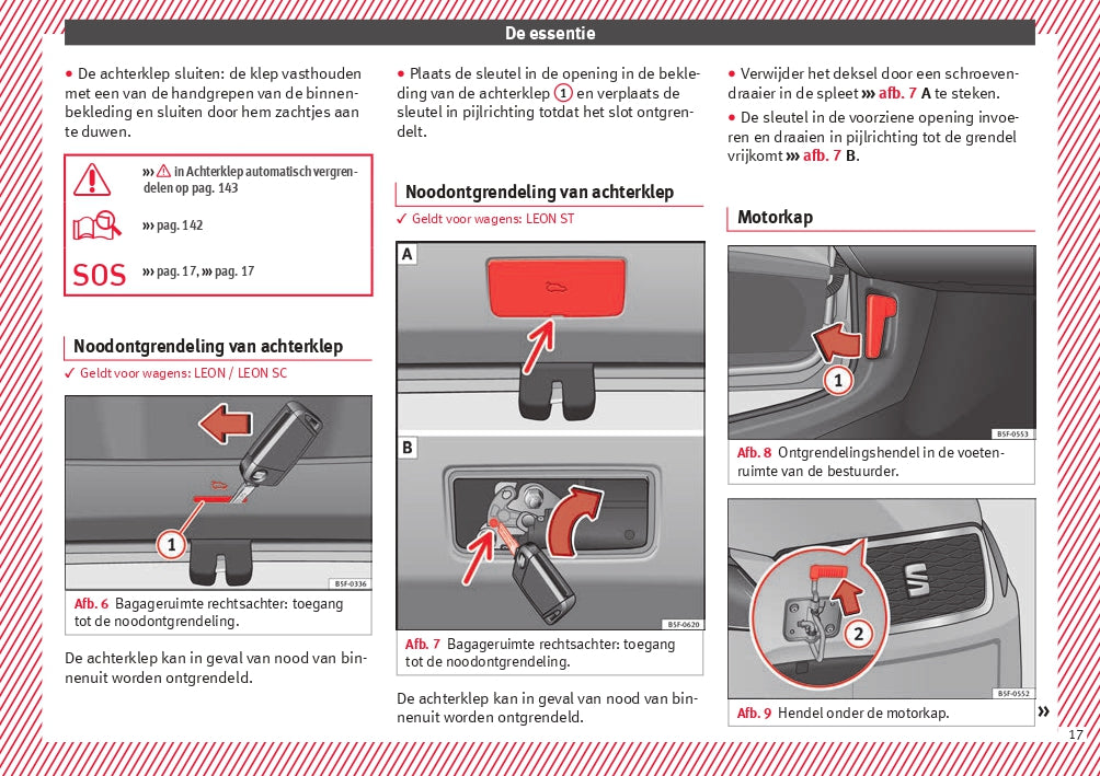 2017 Seat Leon Owner's Manual | Dutch