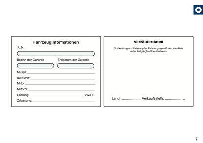 Dacia Maintenance Book | German