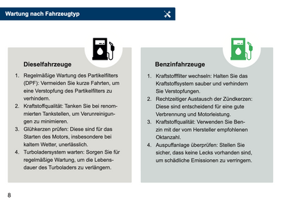 Dacia Maintenance Book | German