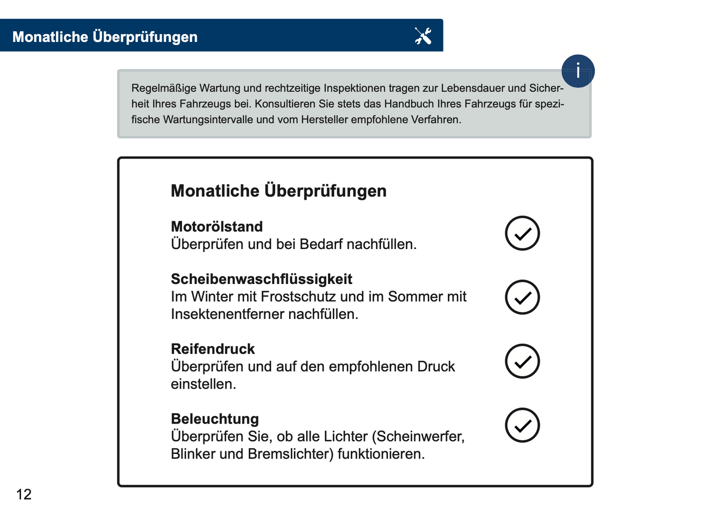 Fiat Maintenance Book | German