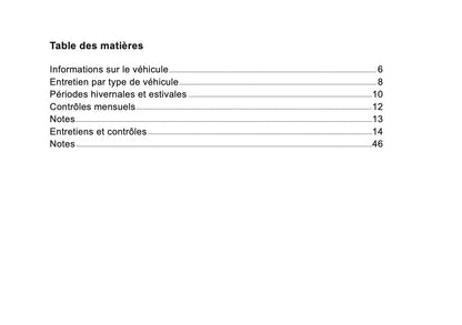 Fiat Maintenance Book | French