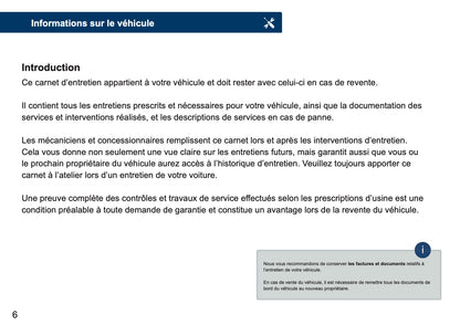 Fiat Maintenance Book | French