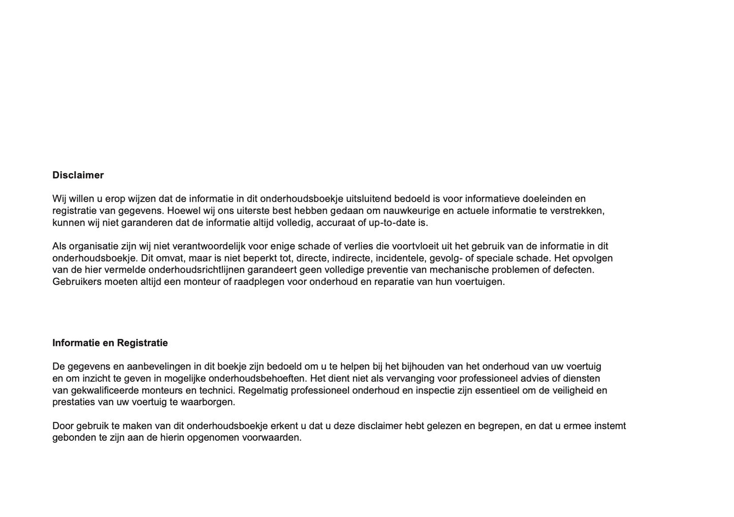 Fiat Onderhoudsboekje | Nederlands