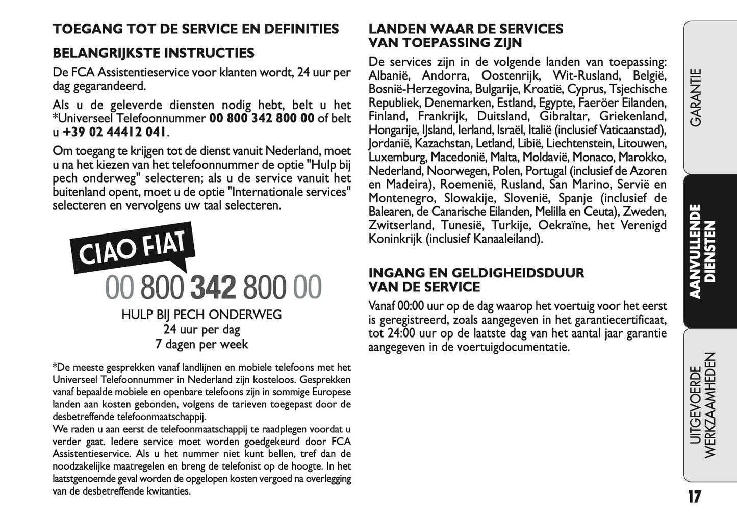 2021 Fiat Garantie en Diensten | Nederlands