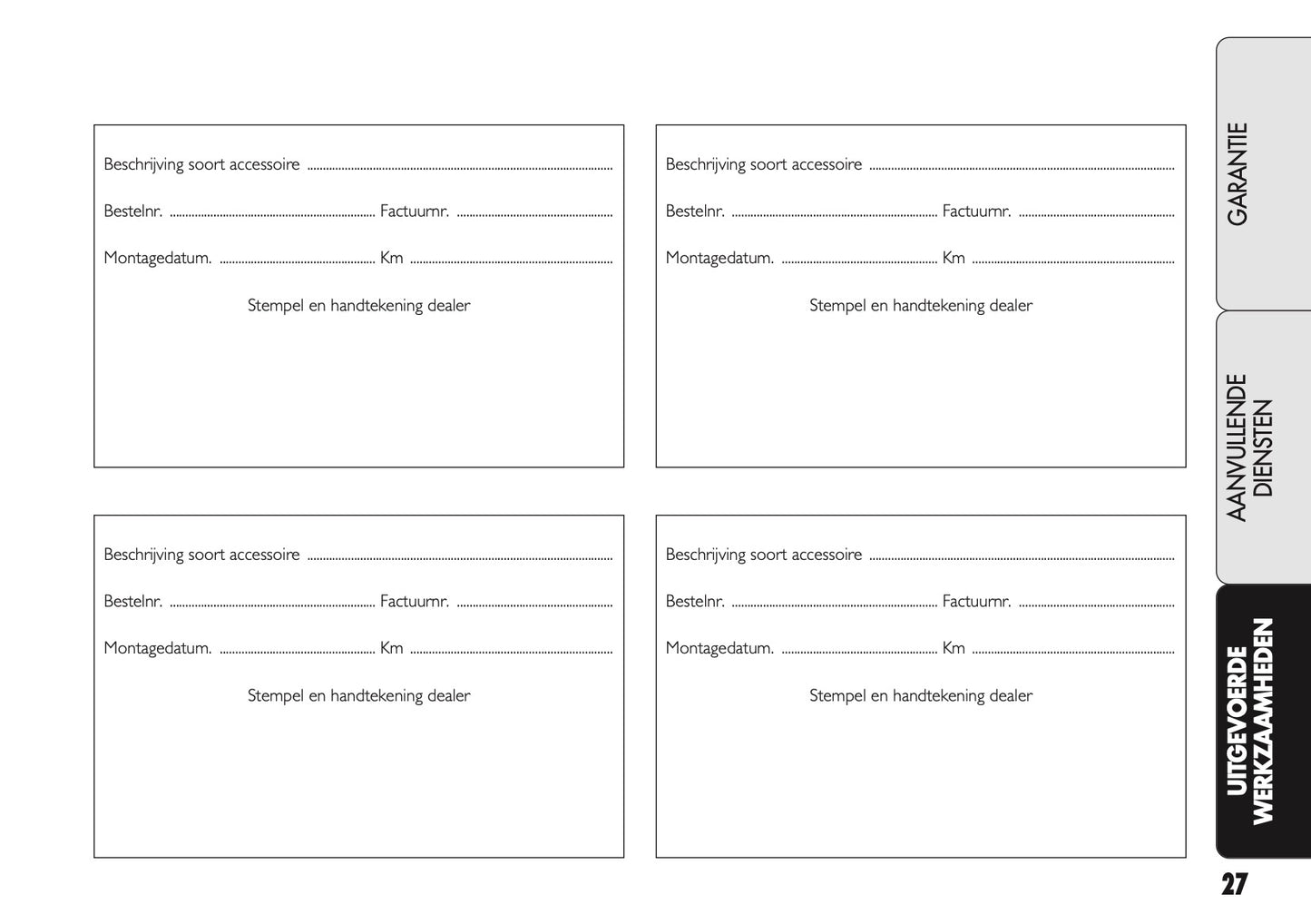 2021 Fiat Garantie en Diensten | Nederlands