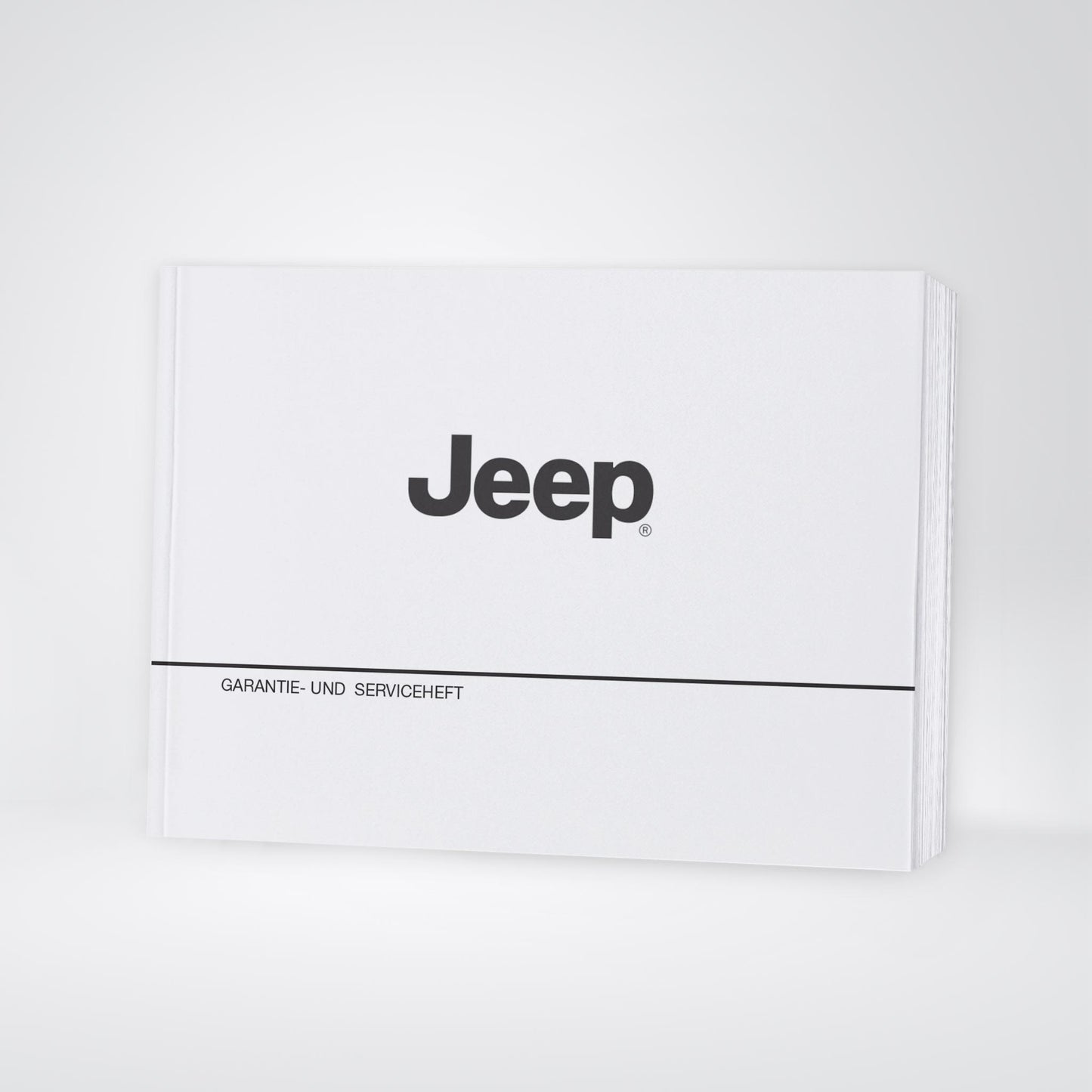 Jeep Warranty & Maintenance Book | German