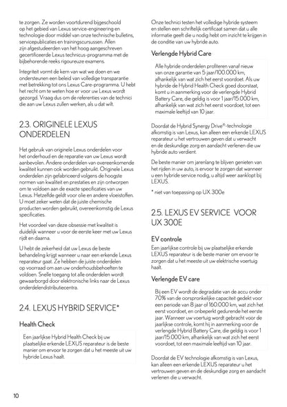2022 Lexus Garantie & Serviceboekje | Nederlands