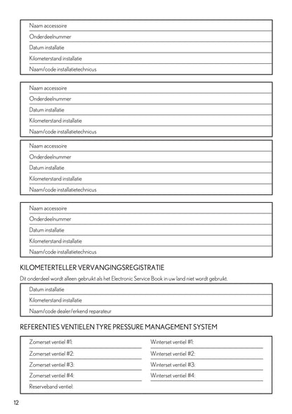 2022 Lexus Garantie & Serviceboekje | Nederlands