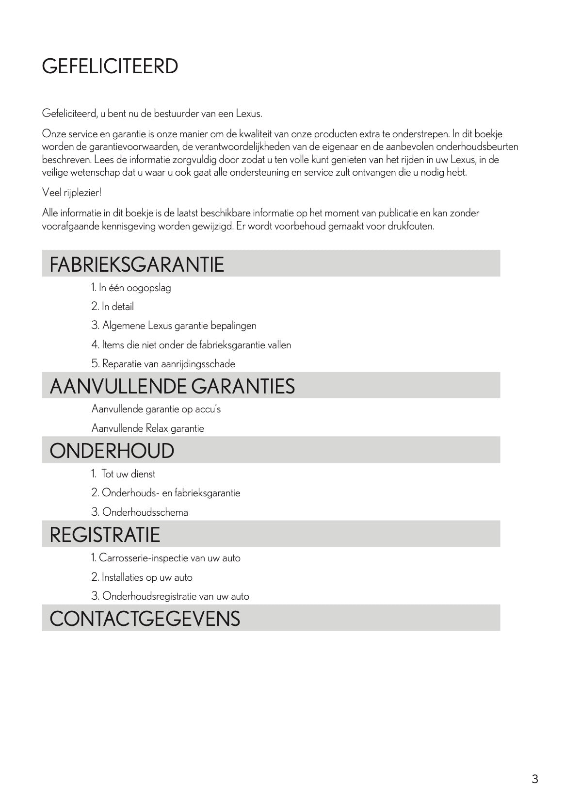 2024 Lexus Maintenance Book | Dutch