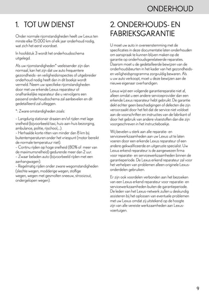 2024 Lexus Maintenance Book | Dutch