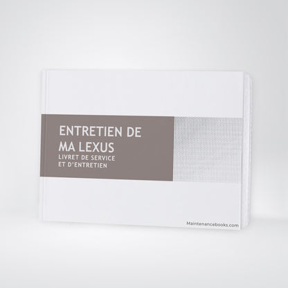 Lexus Maintenance Book | French