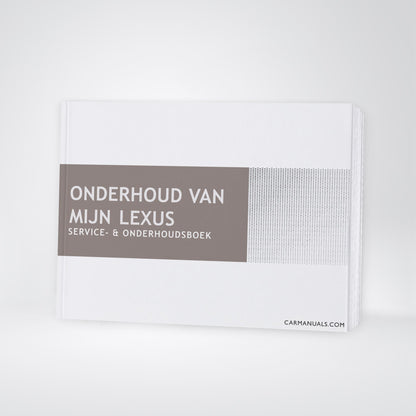 Lexus Maintenance Book | Dutch
