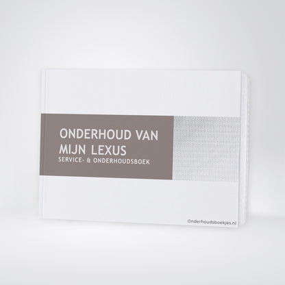 Lexus Onderhoudsboekje | Nederlands