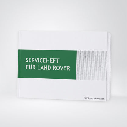 Land Rover Maintenance Book | German