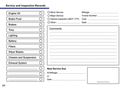 Land Rover Maintenance Book | English