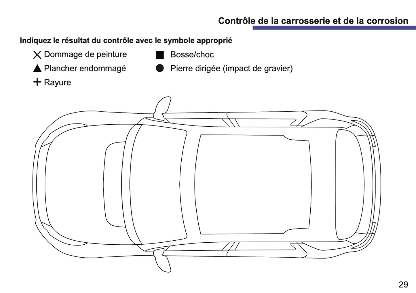 Land Rover Maintenance Book | French