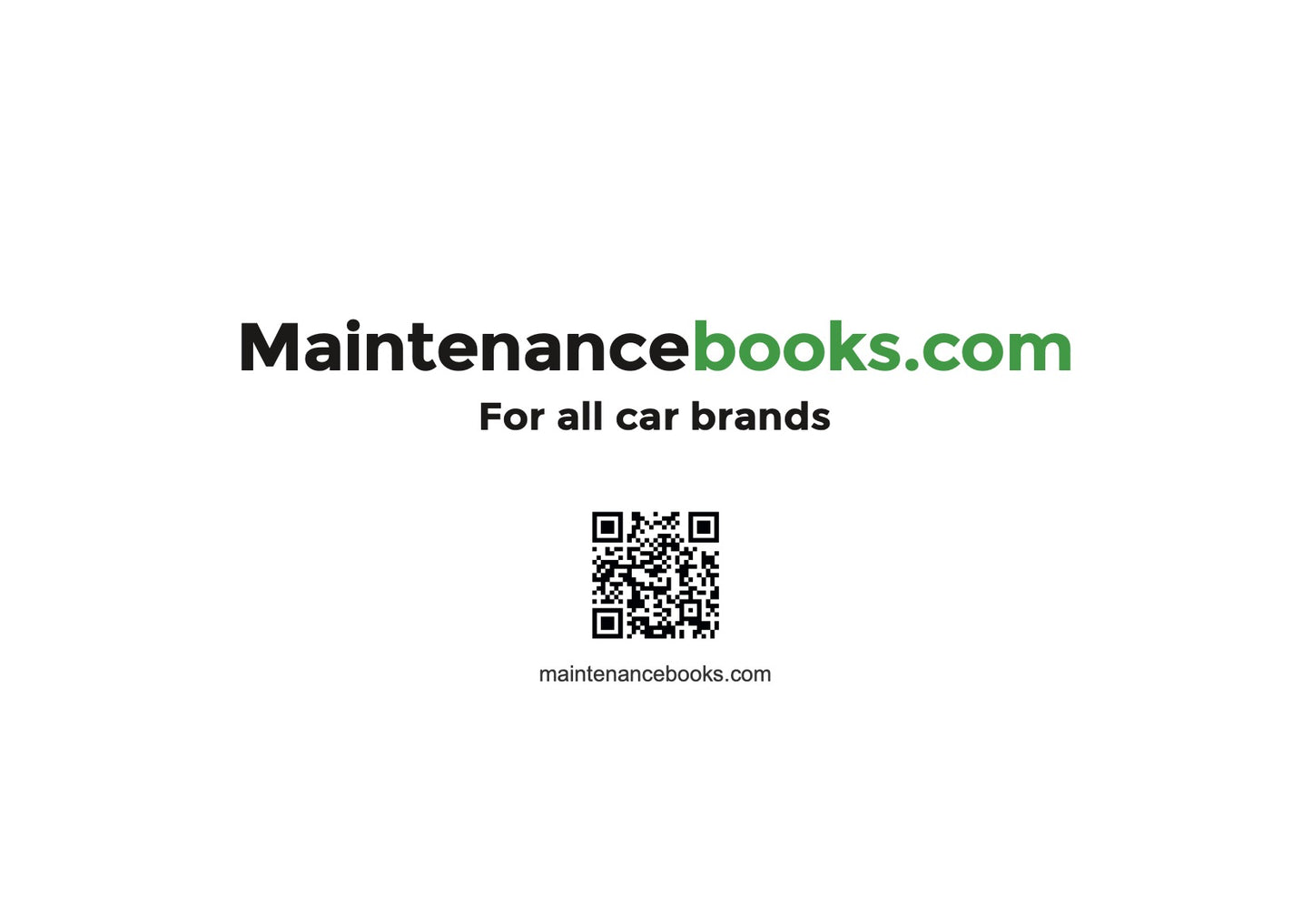 Mercedes-Benz Maintenance Book | English