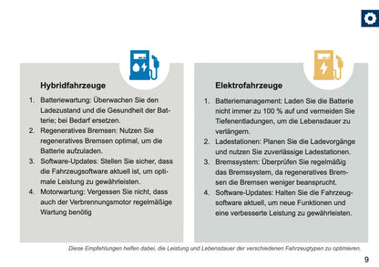 Mini Maintenance Book | German