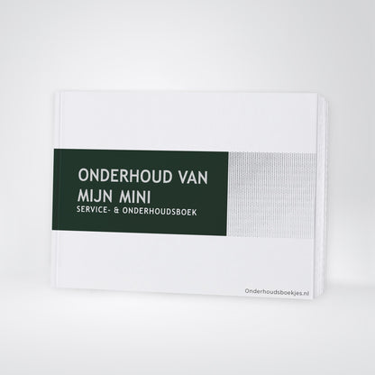 Mini Onderhoudsboekje | Nederlands