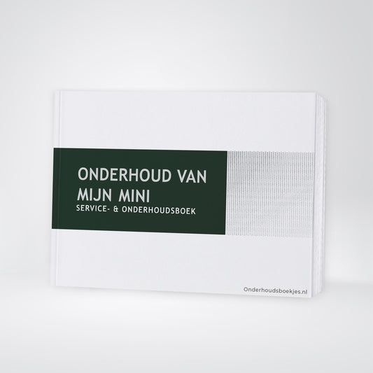 Mini Onderhoudsboekje | Nederlands