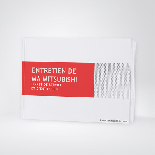 Mitsubishi Maintenance Book | French