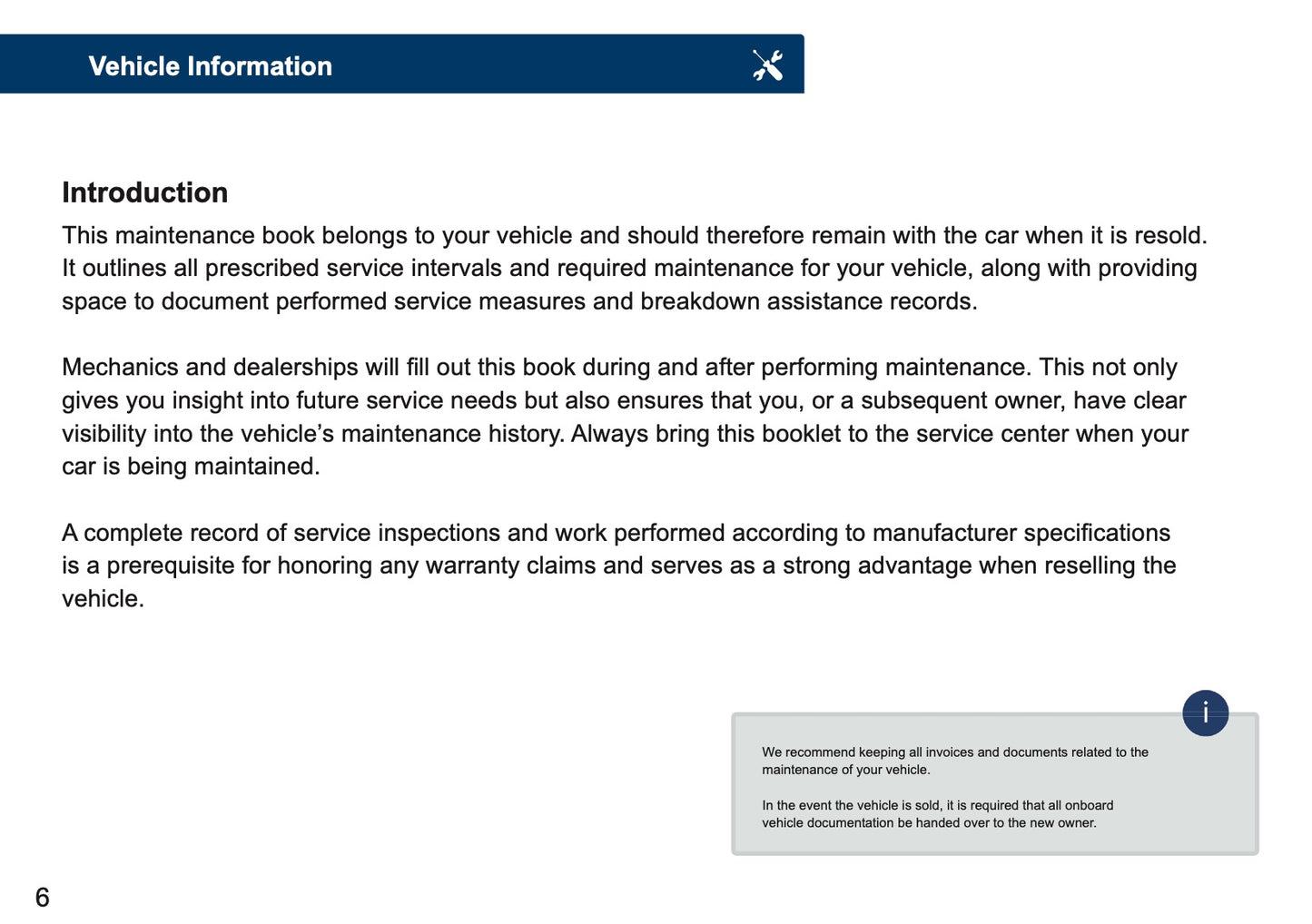 Mazda Maintenance Book | English