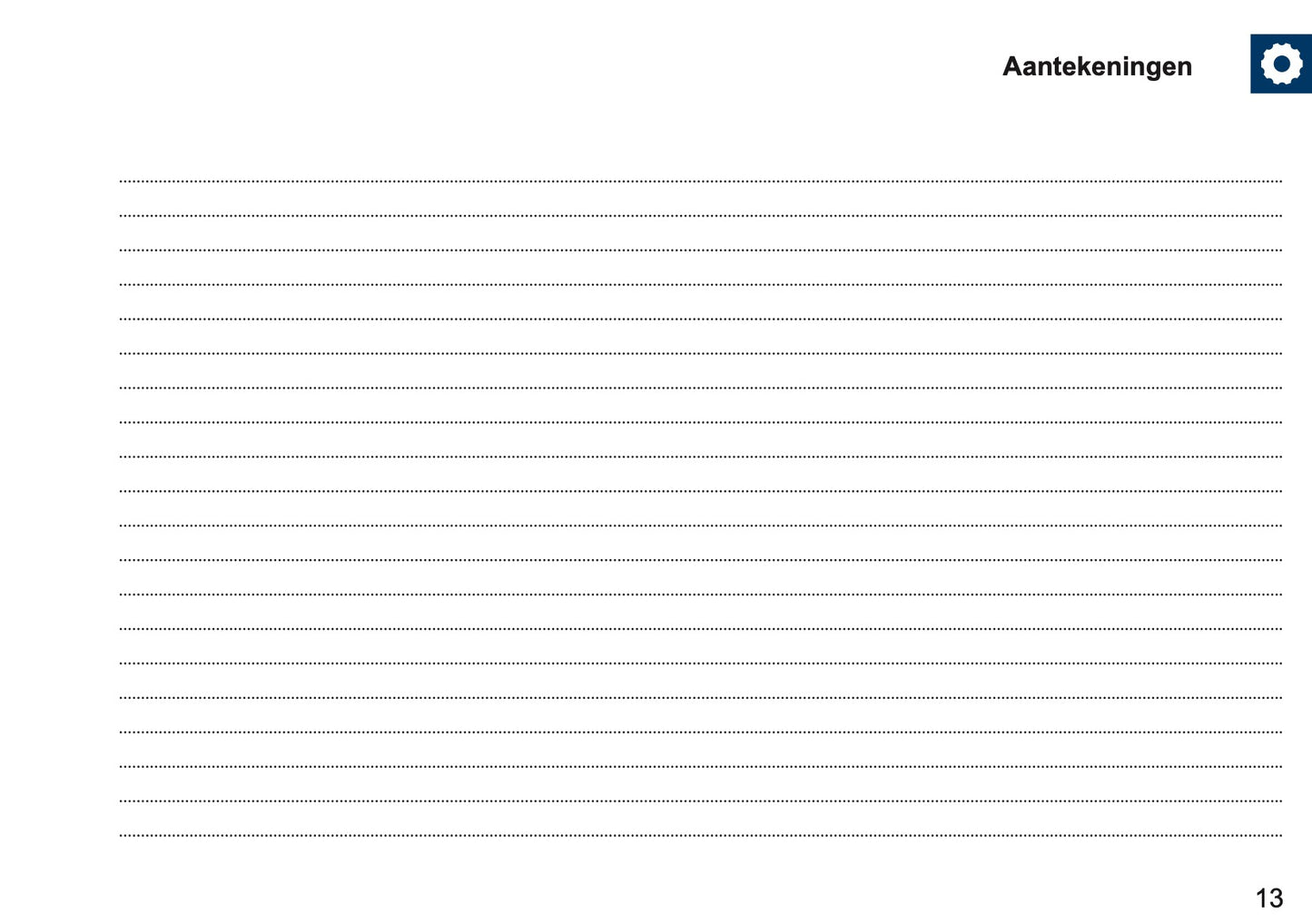 Nissan Maintenance Book | Dutch