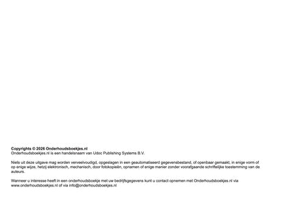 Opel Maintenance Book | Dutch