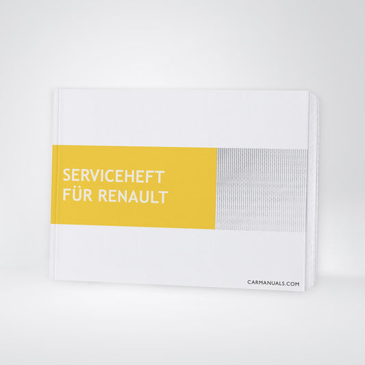 Renault Maintenance Book | German